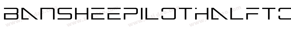 BansheePilotHalftone-zZjL字体转换