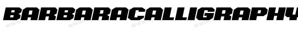 BarbaraCalligraphy-rg4wO字体转换