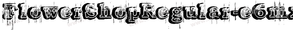 FlowerShopRegular-e6mx字体转换