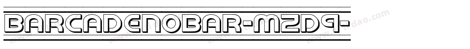 BarcadeNoBar-mzD9字体转换