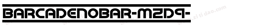 BarcadeNoBar-mzD9字体转换