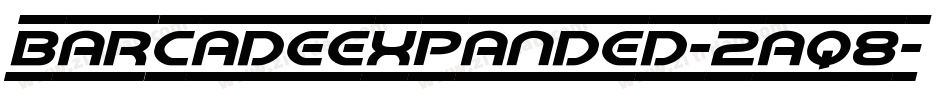 BarcadeExpanded-2aq8字体转换