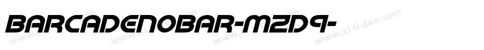 BarcadeNoBar-mzD9字体转换