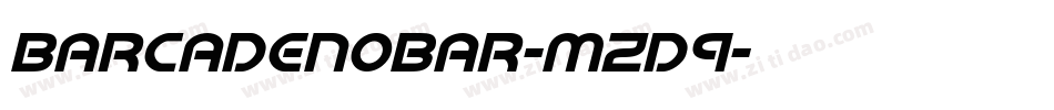 BarcadeNoBar-mzD9字体转换
