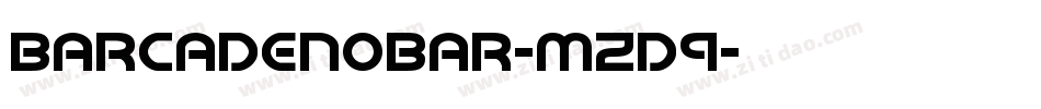 BarcadeNoBar-mzD9字体转换