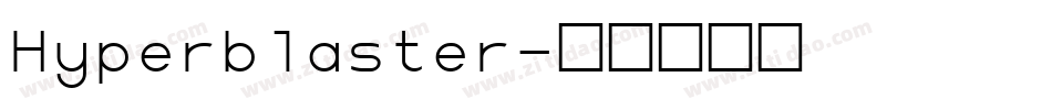 Hyperblaster字体转换