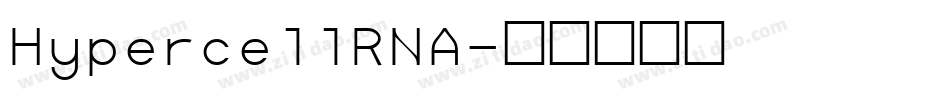 HypercellRNA字体转换