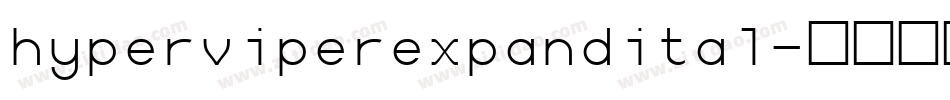hyperviperexpandital字体转换