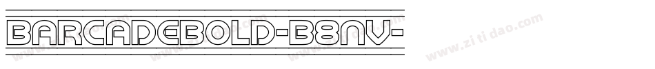 BarcadeBold-B8nV字体转换