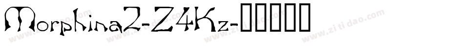 Morphina2-Z4Kz字体转换