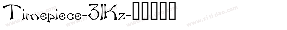 Timepiece-3lKz字体转换