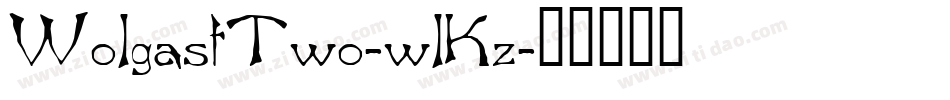 WolgastTwo-wlKz字体转换