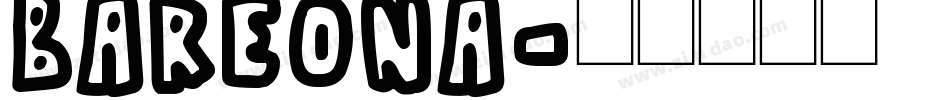 Bareona字体转换