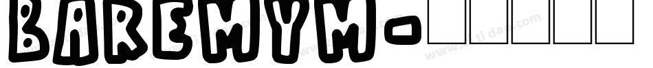 baremym字体转换