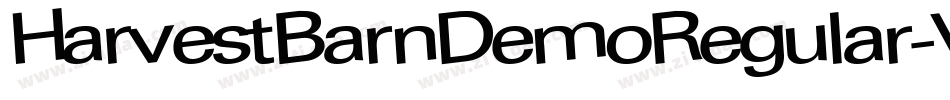 HarvestBarnDemoRegular-V1JV字体转换