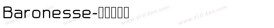 Baronesse字体转换