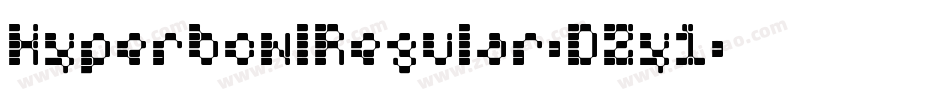 HyperbowlRegular-DZy1字体转换
