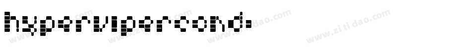 hypervipercond字体转换