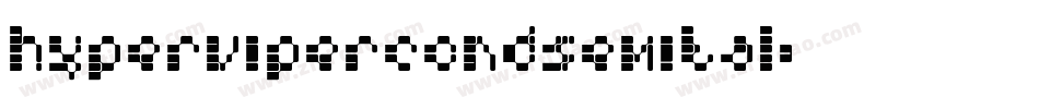 hypervipercondsemital字体转换