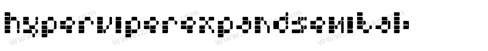 hyperviperexpandsemital字体转换