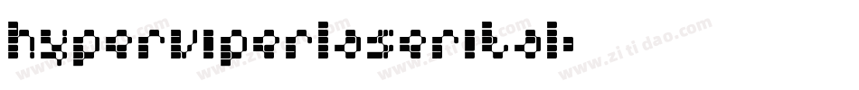 hyperviperlaserital字体转换