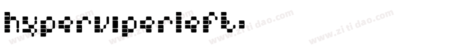 hyperviperleft字体转换