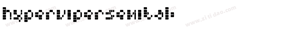 hypervipersemital字体转换