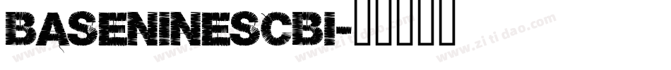 BaseNineSCBI字体转换