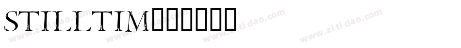 stilltim字体转换