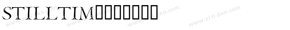 stilltim3字体转换