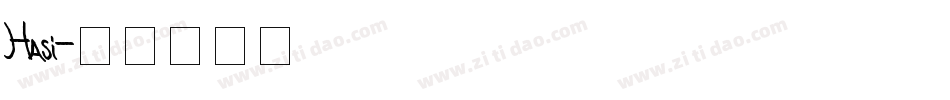 Hasi字体转换