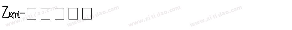 Zami字体转换