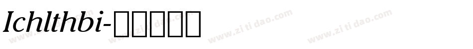 Ichlthbi字体转换