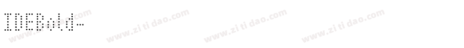 IDEBold字体转换