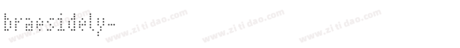 braesidely字体转换