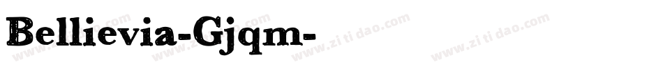 Bellievia-Gjqm字体转换