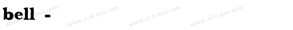bell字体字体转换