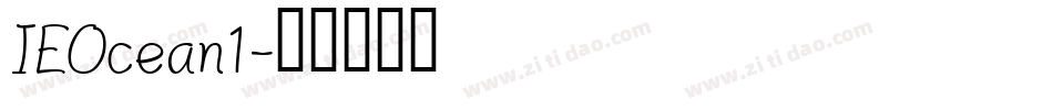IEOcean1字体转换