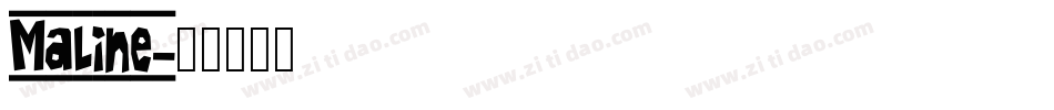 Maline字体转换