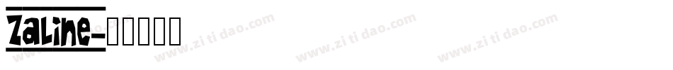 zaline字体转换