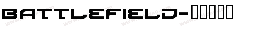 Battlefield字体转换