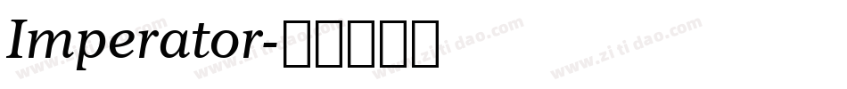 Imperator字体转换
