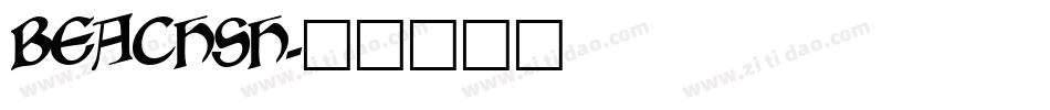 BEACHSH字体转换