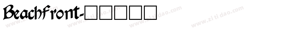BeachFront字体转换