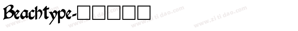 Beachtype字体转换