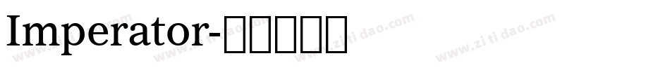 Imperator字体转换