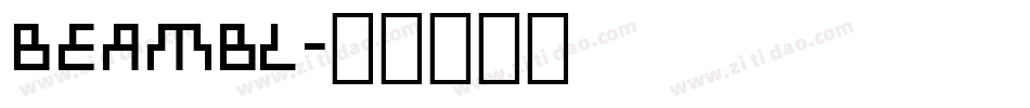 beambl字体转换