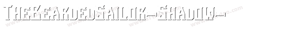 TheBeardedSailor-Shadow字体转换