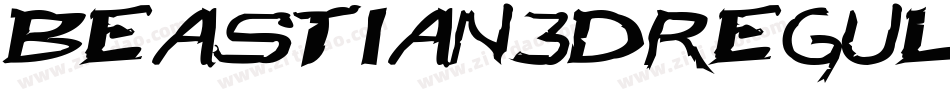Beastian3DRegular-ylmZ字体转换