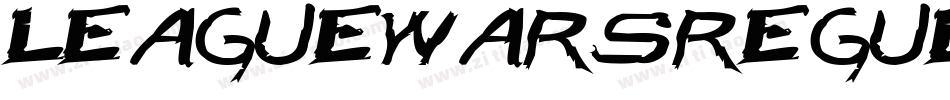 LeagueWarsRegular-nlxV字体转换